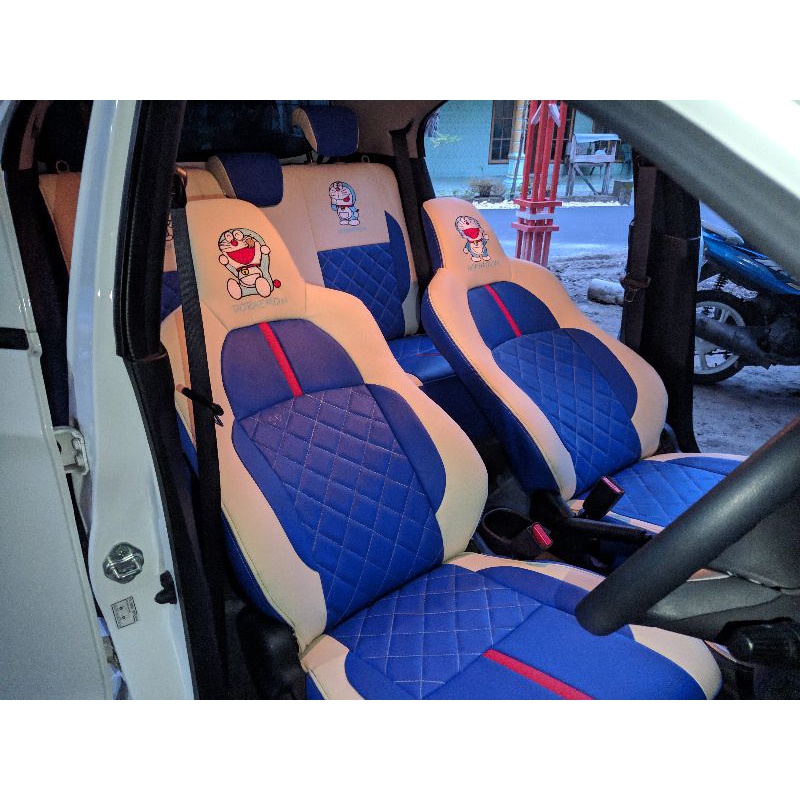 SARUNG JOK MOBIL CUSTOM BORDIR HONDA BRIO/AGYA/AYLA BAHAN INNOVA