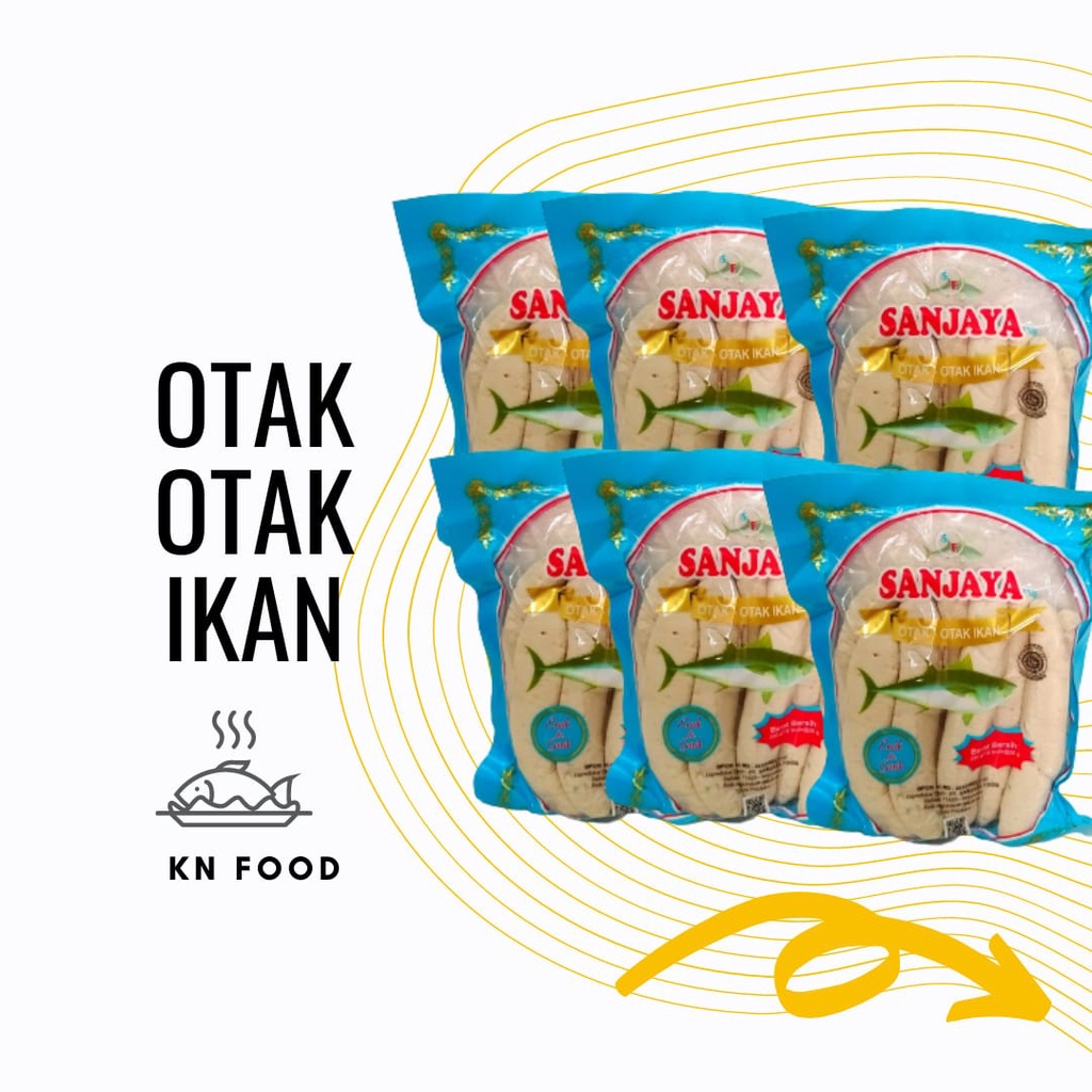 

Otak Otak Goreng 200gr / Otak-Otak ikan Sanjaya isi 10 pcs