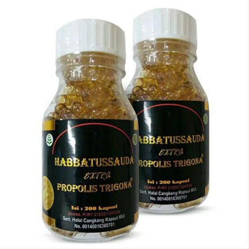 Minyak Habbatussauda Habbasy Oil 7 in1 propolis trigona 200 kapsul