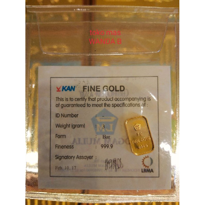 ACC ANTAM RETRO 1gr,2gr dan 3gr