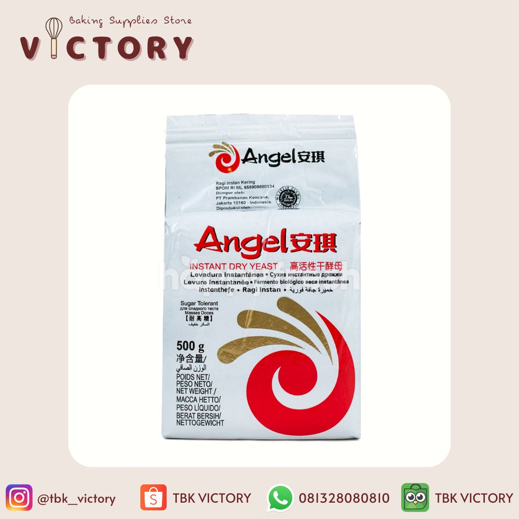 

ANGEL Instant Dry Yeast 500gr - Ragi Kering Instan