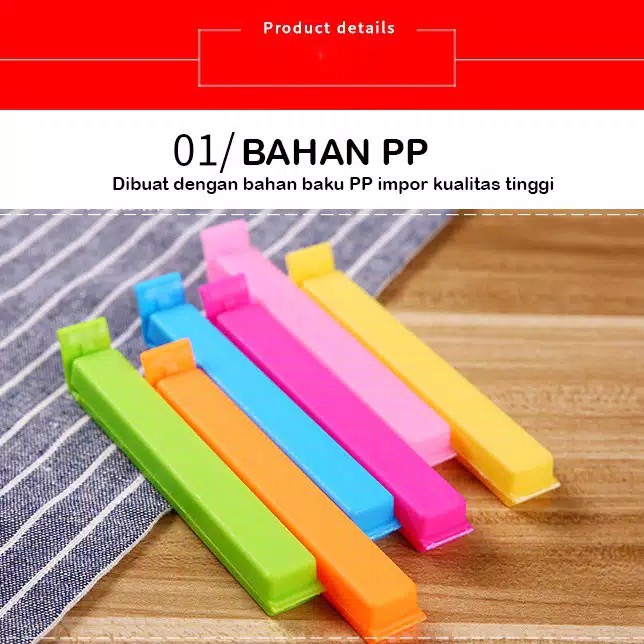 Penjepit Plastik Makanan Snack Penjepit Kemasan Camilan food mini sealer