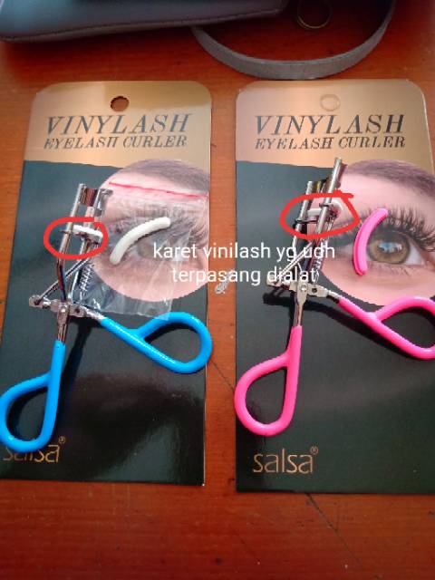 * NCC * Salsa Vinilash Penjepit Bulu Mata Original Kualitas Bagus Eyelash Curler Vinylash