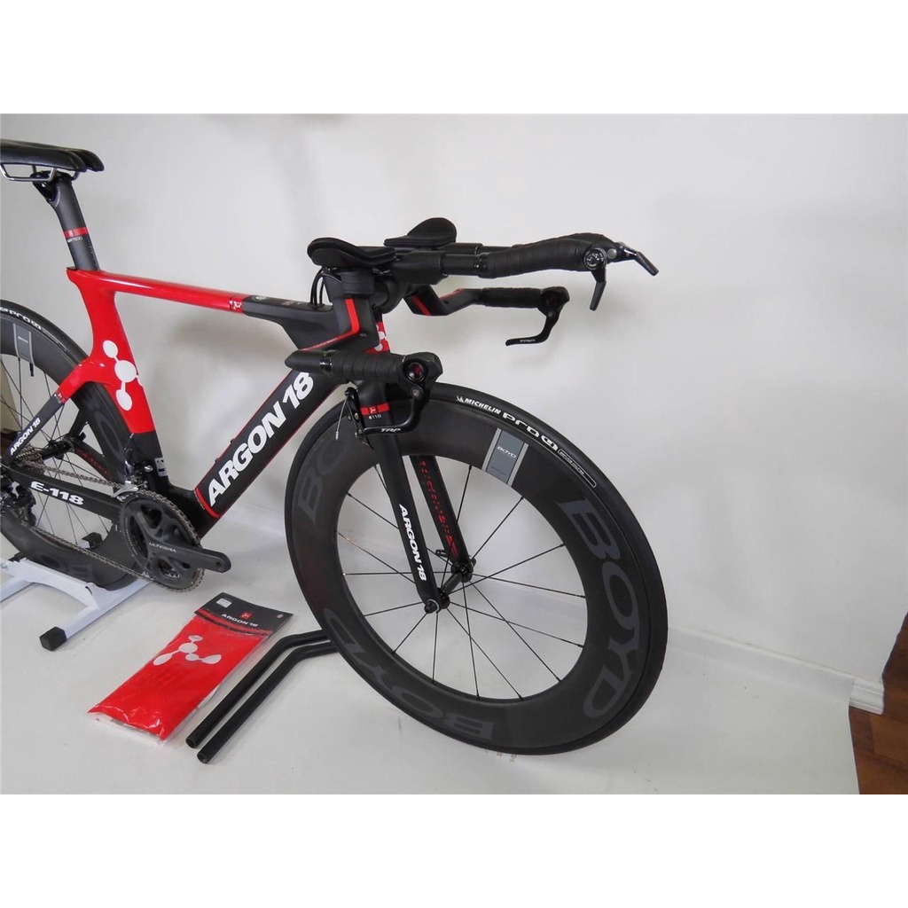 2014 Argon 18 E-118 TT Tri Carbon Bicycle Shimano Medium