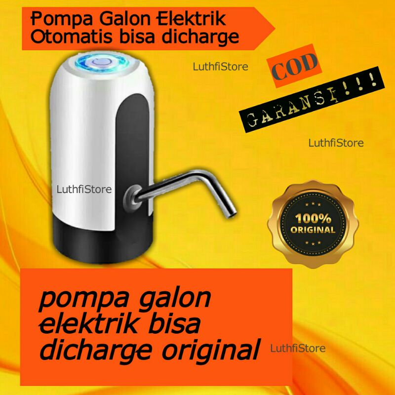 Jual Pompa Galon Electric Elektrik Dispenser Galon Pompa Air Galon Otomatis Recharge Charge 2339