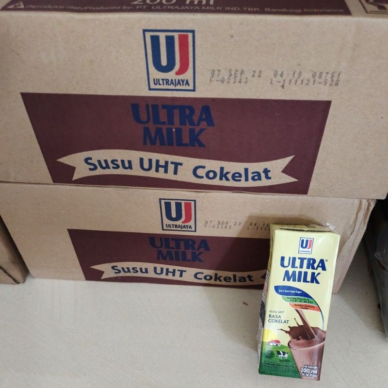 

susu UHT cokelat 200ml x24 PCs /dus