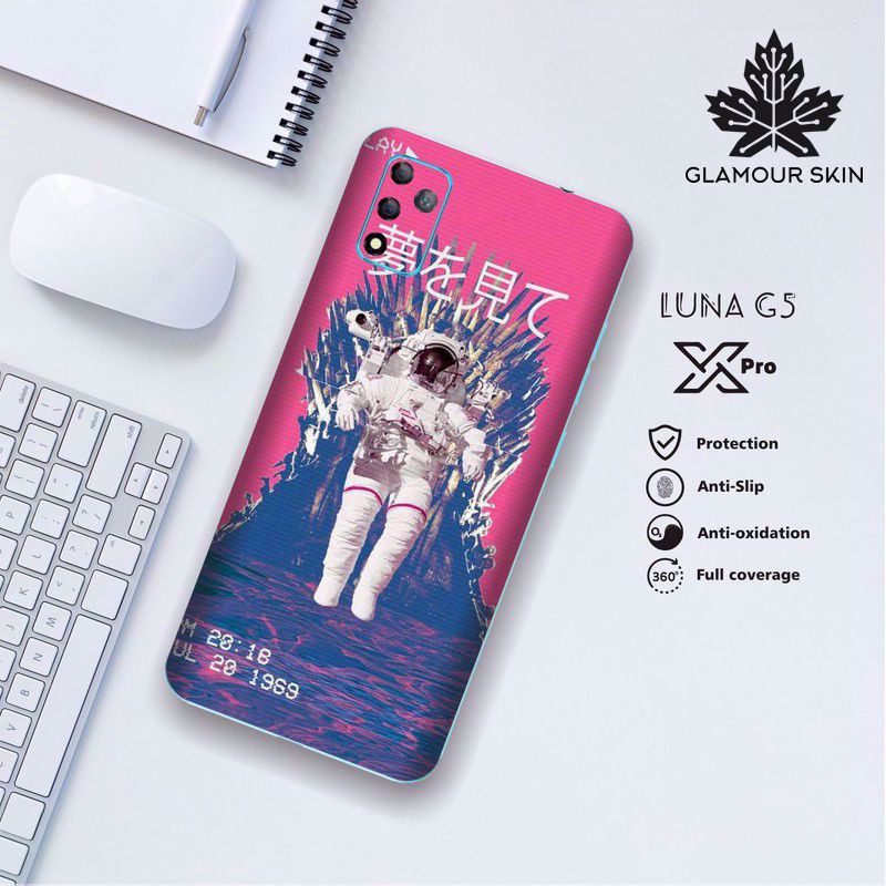 *(Dapat2PCS)* LUNA X PRO (G5) Garskin Case/Stiker Protector Motif ASTRONOT