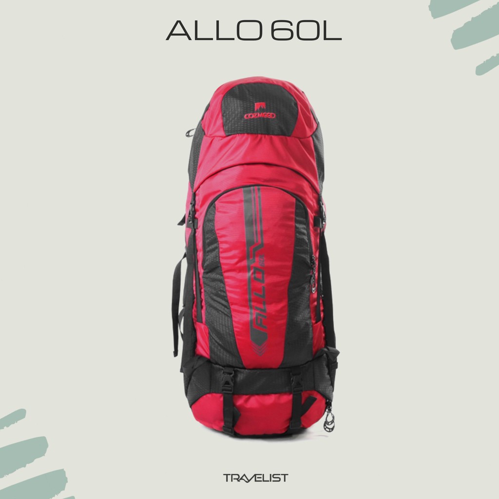 Cozmeed Allo 60L / carriel / carrier / keril / kerir / tas gunung / tas traveling / tas punggung