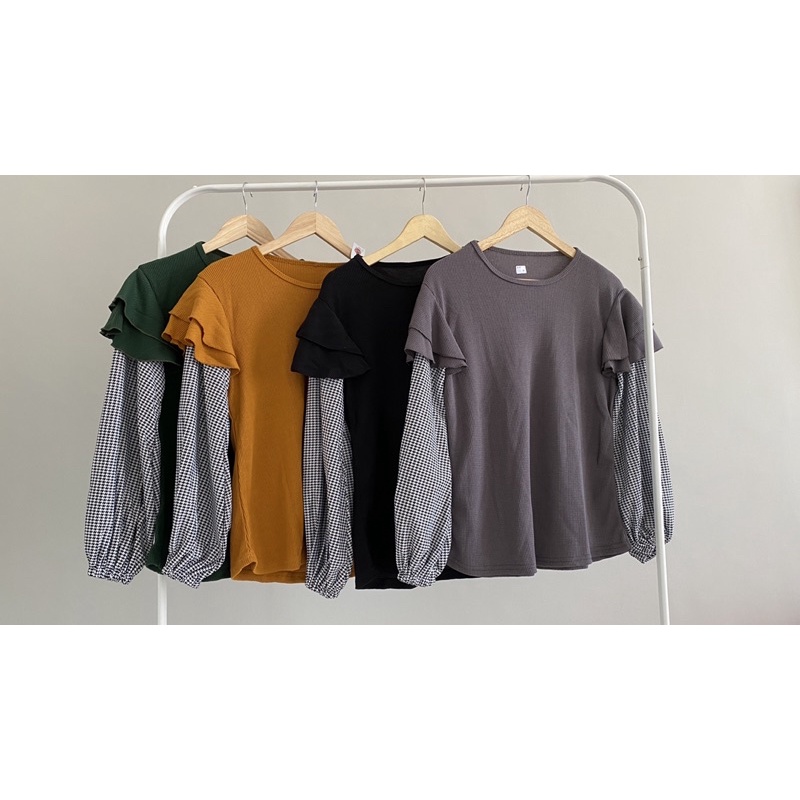 Uniqlo Baju Atasan Kombinasi