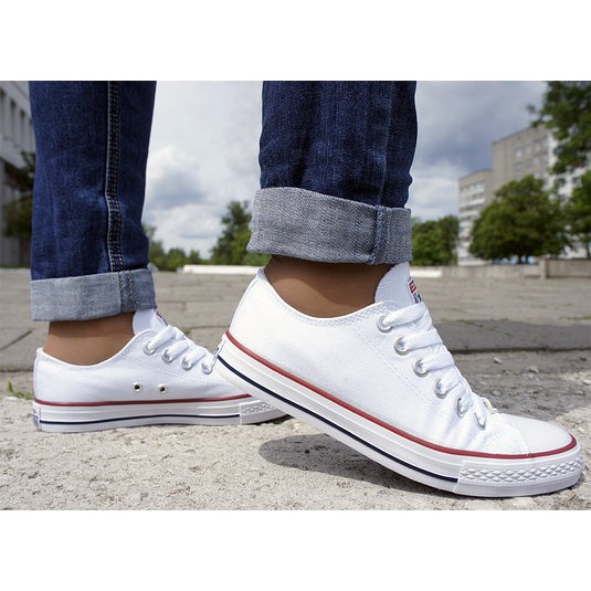 Supplier sepatu Allstar Classic Low Sepatu Sneakers Alstar Convers Pendek Warna PUTIH Bahan Canvas