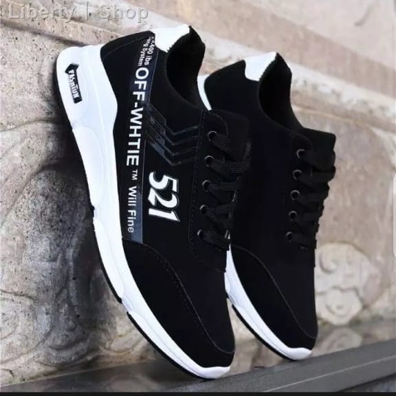 Sepatu Sneakers Pria Kekinian / Sepatu Fashion Kasual sekolah cod