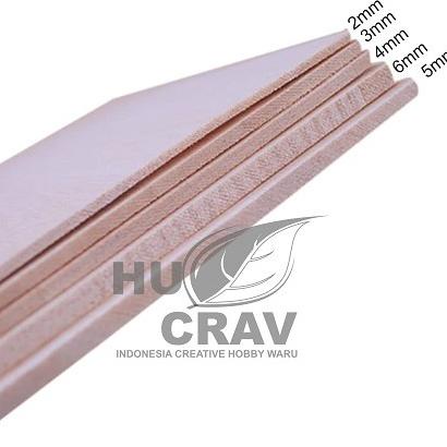➸ BIG BALSA 4mm 240x305mm balsa BRIDGE BALSA Lebar Laminasi - ORDER Minim 2 Lembar/pcs ✤