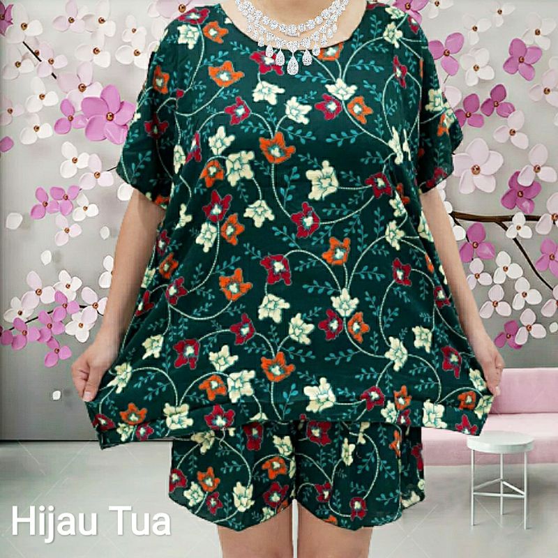 setelan baby doll jumbo wanita setelan jumbo wanita one set wanita setelan rayon wanita one set rayon wanita setelan jumbo bahan rayon berkwalitas halus, adem dan lembut