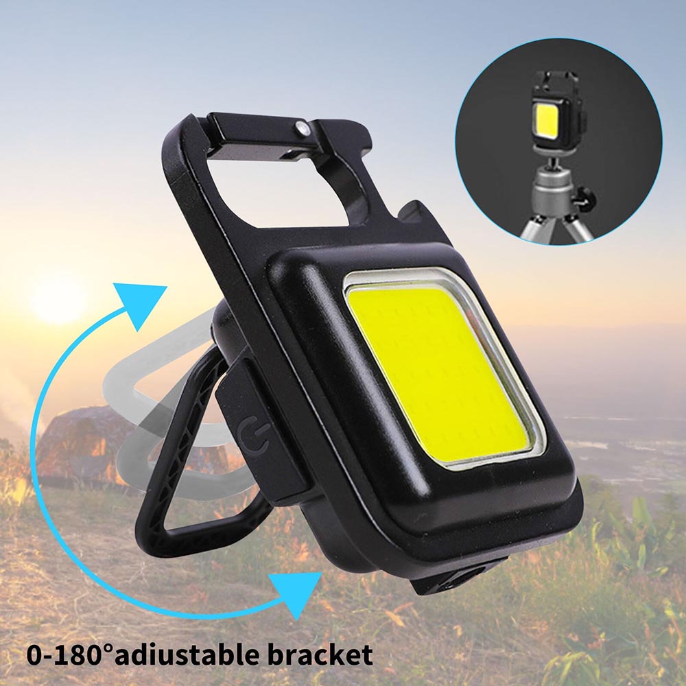 Lampu Senter Led Mini Usb Rechargeable SANGAT TERANG !!! Dengan Gantungan Kunci Untuk Outdoor / Camping / Memancing