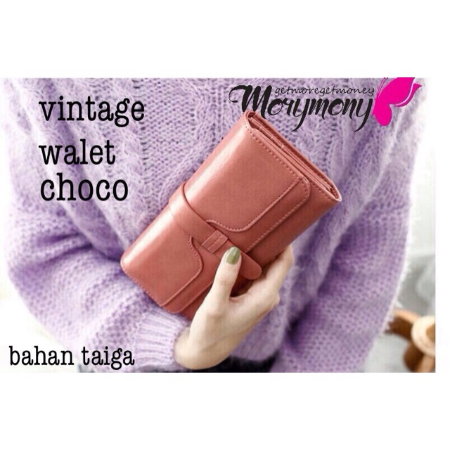 Wallet vintage Dompet Panjang Dompet Wanita