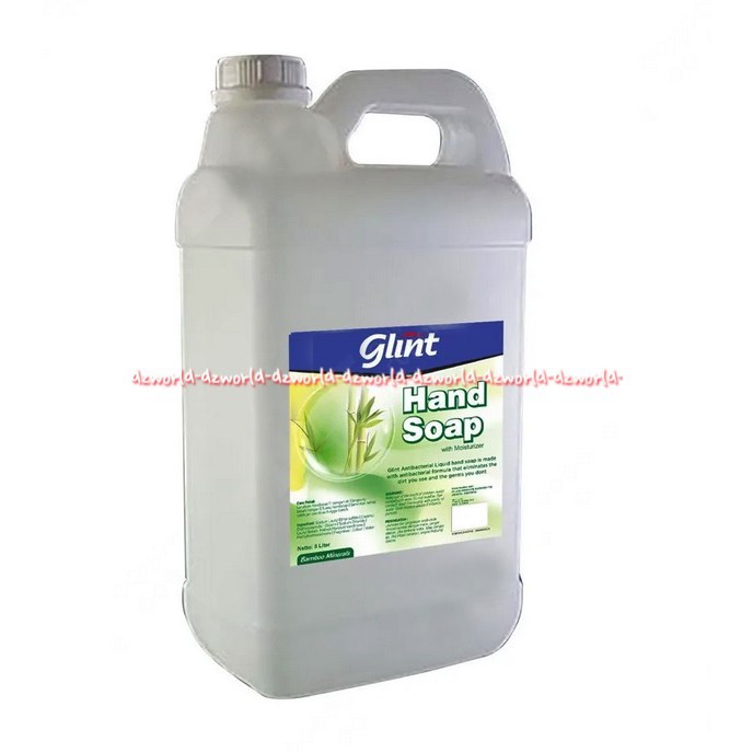 Glint Hand Soap 5L Sabun Cuci Tangan Dirigent 5 Litter Kemasan Besar Glin Derigen Handsoap Sabun Cuci Tangan Derigent Putih Handsoaps