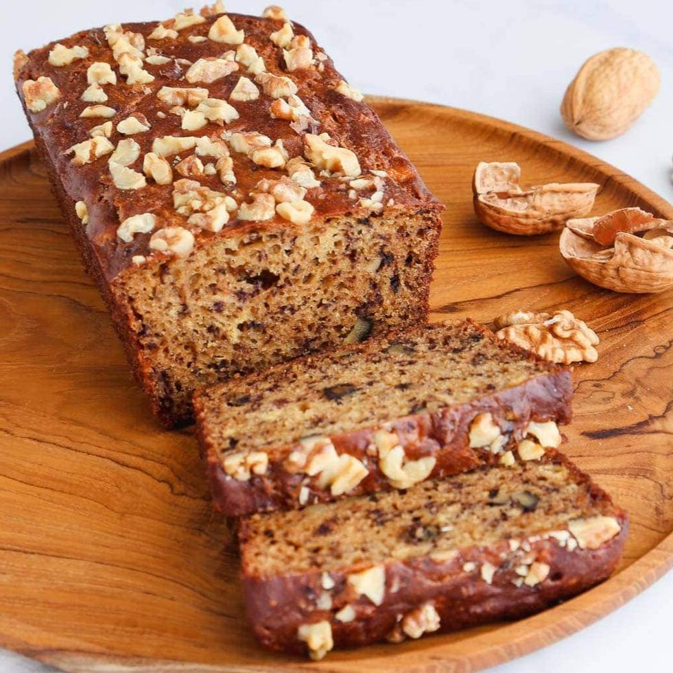 

(Y-AEI (❤ NUDE BAKE Vegan Skinny Banana Bread Gluten Free, Dairy Free, Low Calorie, No Refined Sugar, Roti
