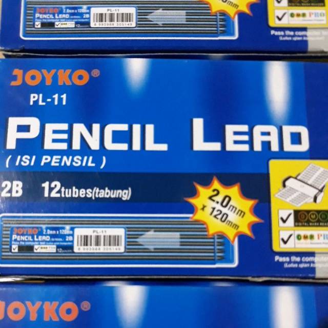 

Isi pensil mekanik Joyko 2B PL - 11 ECER!!!!!!
