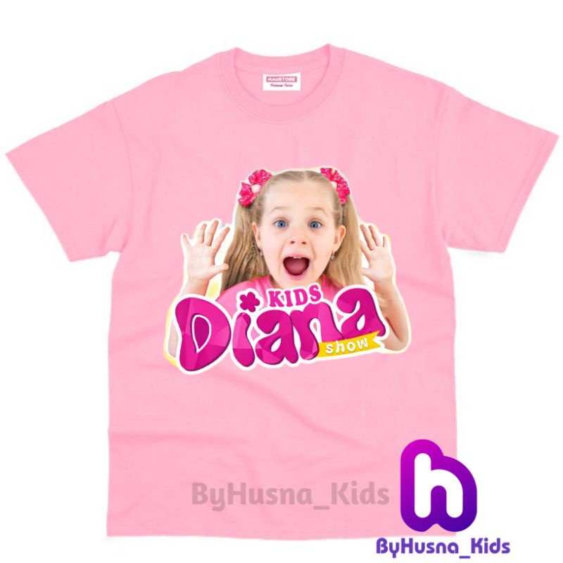 LOVE DIANA BAJU ANAK KAOS ANAK CUSTOM LOVE DIANA VLOG YOUTUBE KIDS DIANA SHOW ATASAN ANAK UNISEX BAH