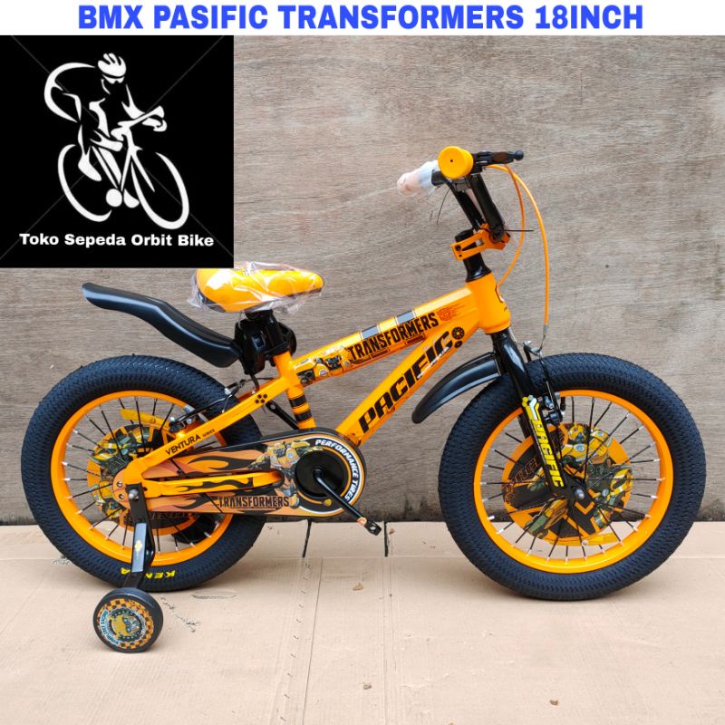 Sepeda BMX Pacific Ventura Transformers 18Inch Ban Jumbo