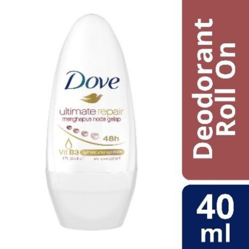 Dove Roll On Deodorant Ultimate White 40ML | Dove Deodorant Murah
