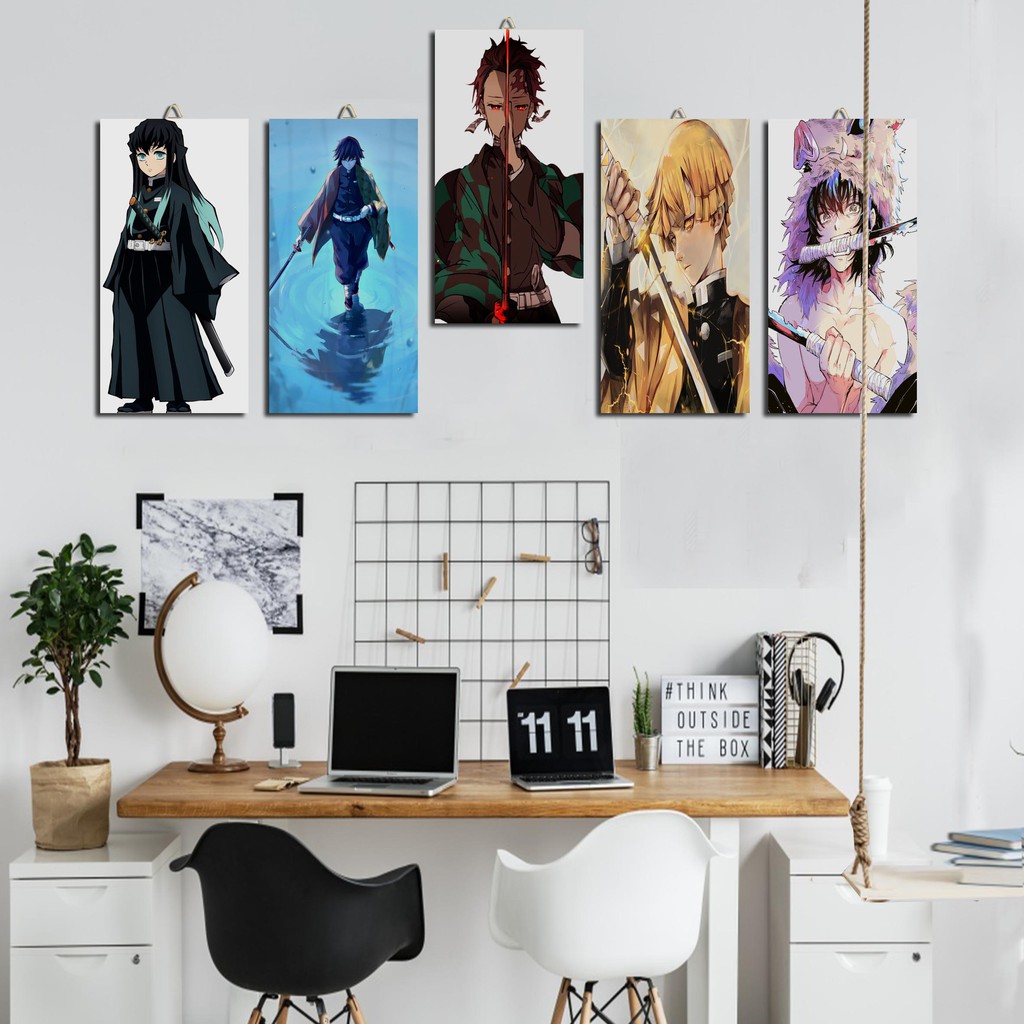 hiasan dinding ANIME KIMETSU NO YAIBA / dekorasi dinding / dekorasi kamar / poster dinding/walldecor