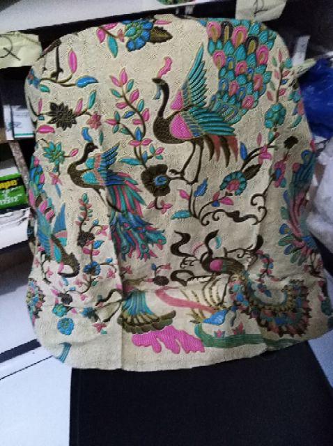 Atasan Batik Dolby Dolbi Dobby Doby Tenun Sutra Tulis Halus Katun Atbm Baron ,sarombit Atasan