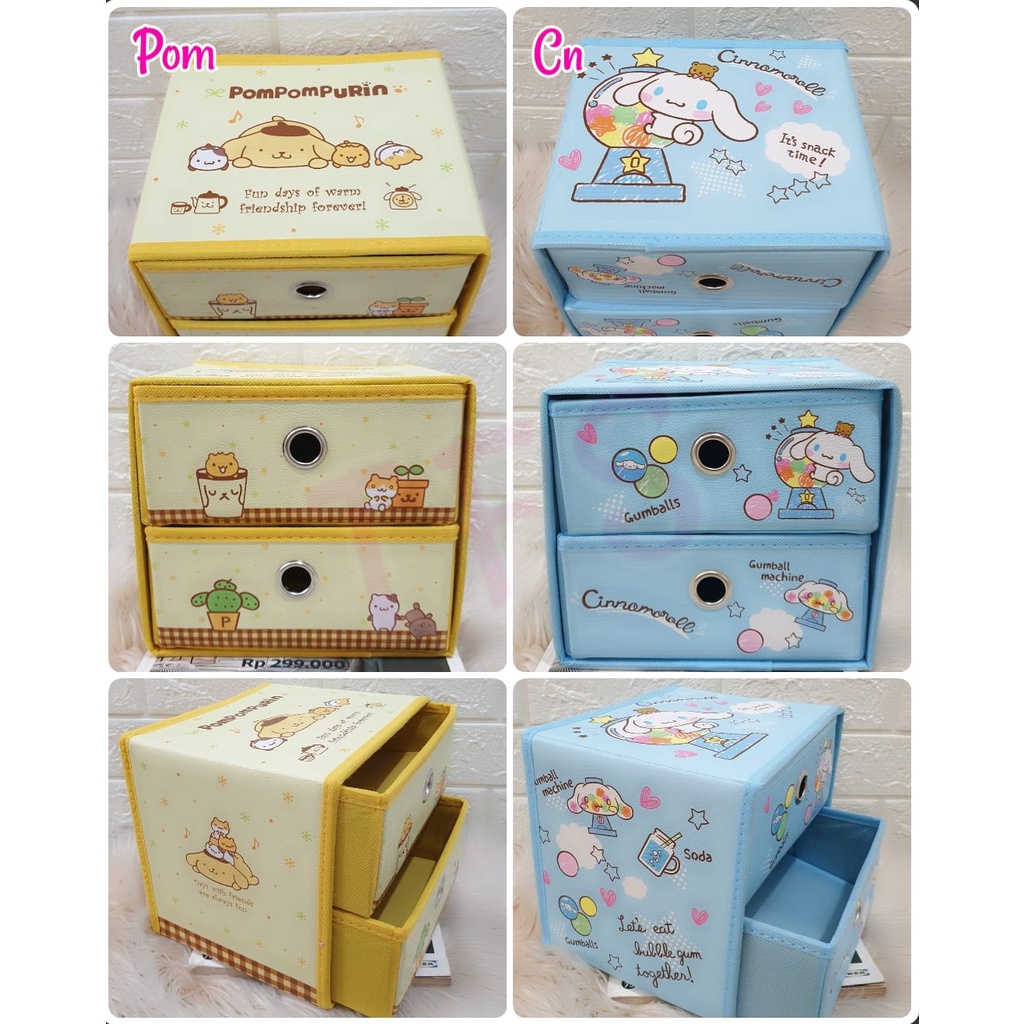 (  ω  )✧-EI Box laci susun lipat HK /laci susun serbaguna/ box susun/ laci accesories