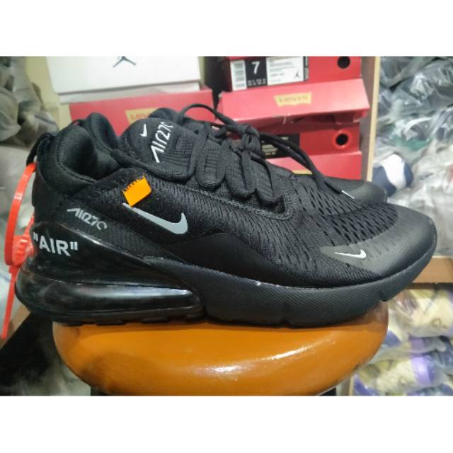 Nike Air max 270 Triple Black off White Perfect kick original