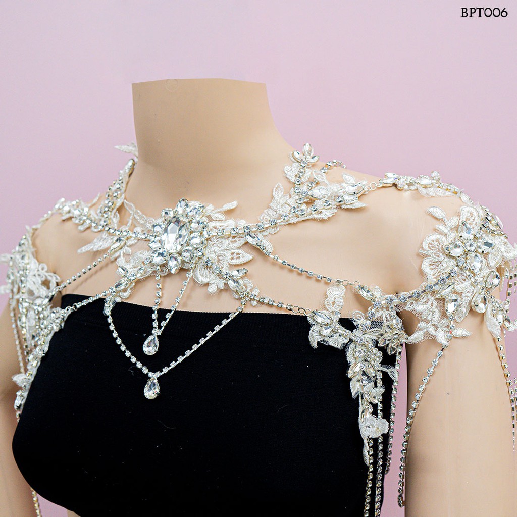 [READY STOCK] AKSESORIS WEDDING PESTA PENGANTIN BOLERO MUTIARA BPT006