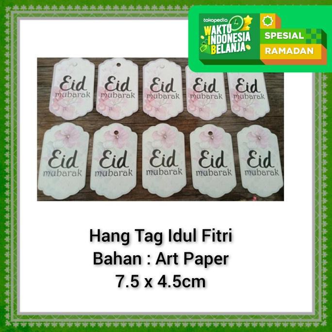 

Hang Tag Kartu Ucapan Lebaran Idul Fitri 1 Lusin