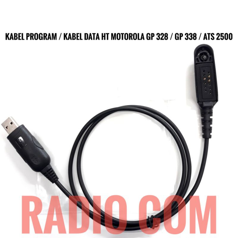 KABEL PROGRAM HT MOTOROLA GP 328 GP 338 ATS 2500 MTX 960 / KABEL DATA HT MOTOROLA GP338 ATS2500