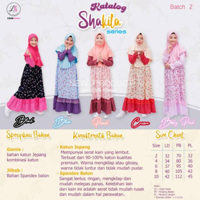 Gamis anak Shakila