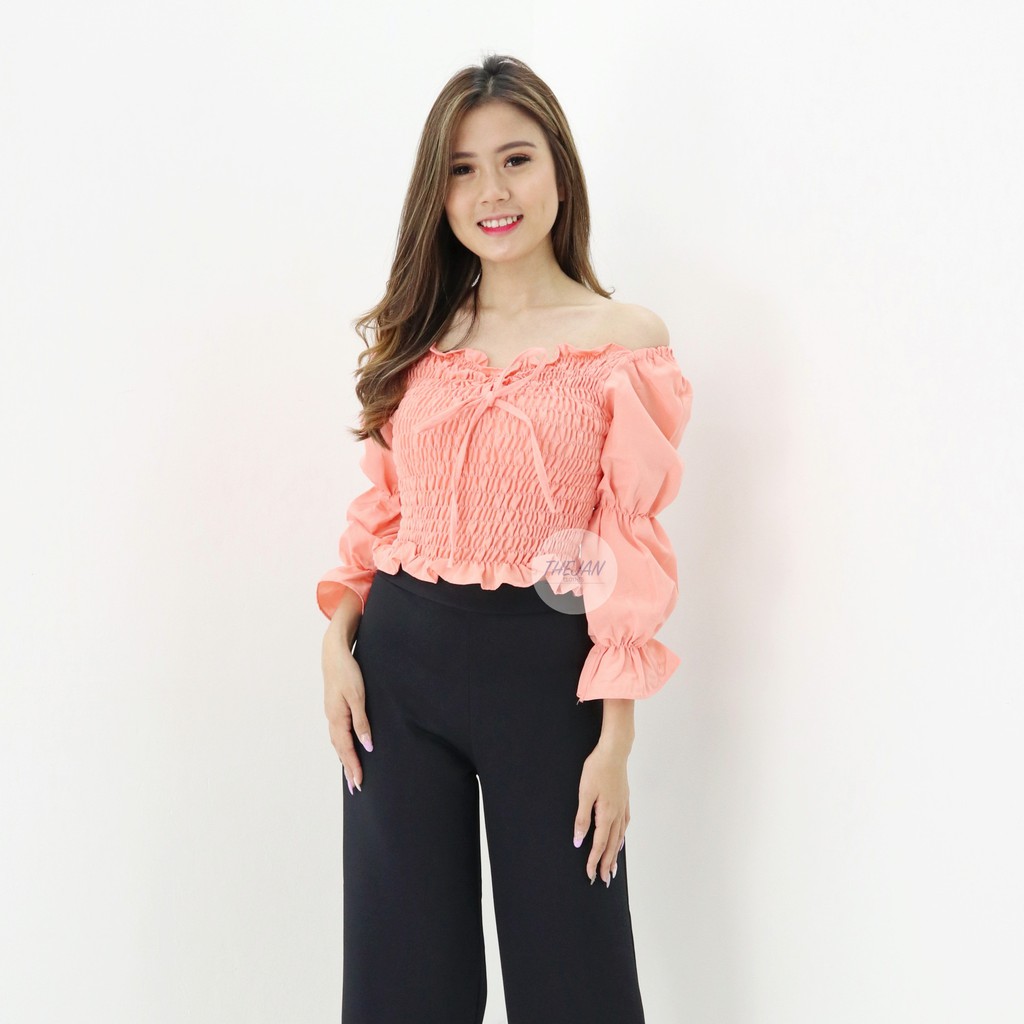 Mily puff top -Thejanclothes