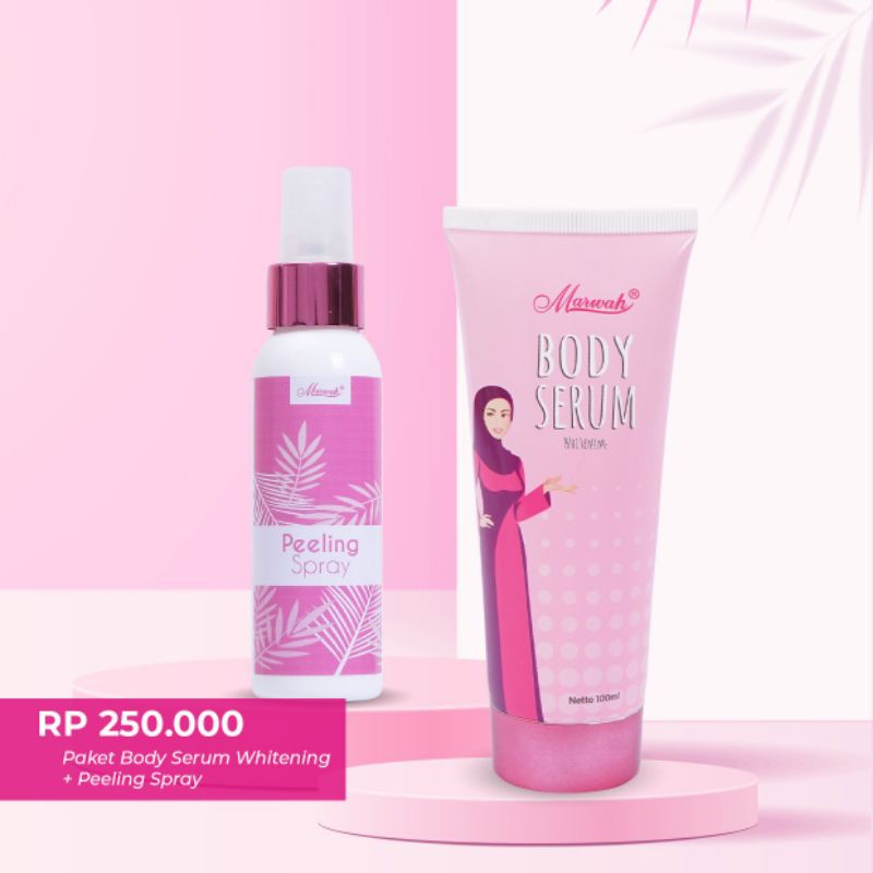 Marwah Body Lotion &amp; Wash / Rejuv &amp; Moisturizer / Body Serum Whiteng