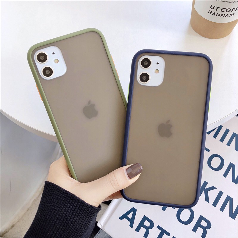 Case Import promo murah IPHONE 11 5.8  11 6.1 11 6.5  X XS  XR  XS MAX  Matte Fuze Hybrid Matte Case Polos