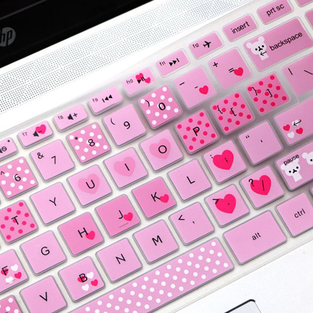 Stiker Film Pelindung Keyboard Bahan Silikon Anti Air Tahan Lama Untuk Komputer Laptop Hp 14 Inch