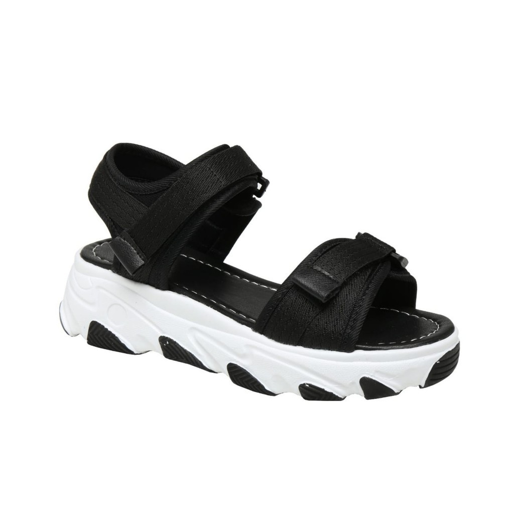 PVN Micha Sandal Tali Wanita Black Lilac 241-Black