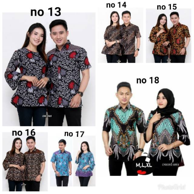 Couple batik