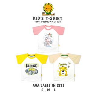 Himawari Baju  Kaos Anak Premium Katun T Shirt Raglan 