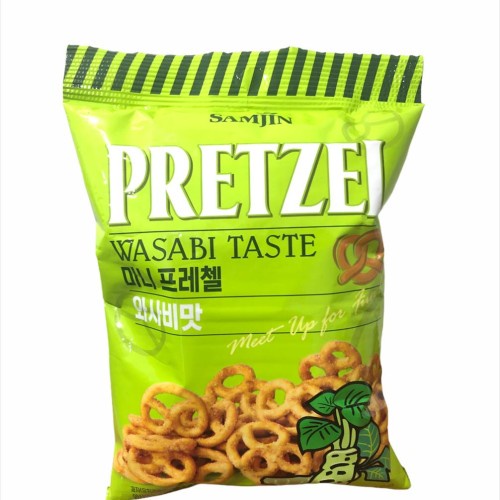 Samjin Pretzel Korea Beef Spicy, Seafood, Cheese, Wasabi, Choco / Snack Korea