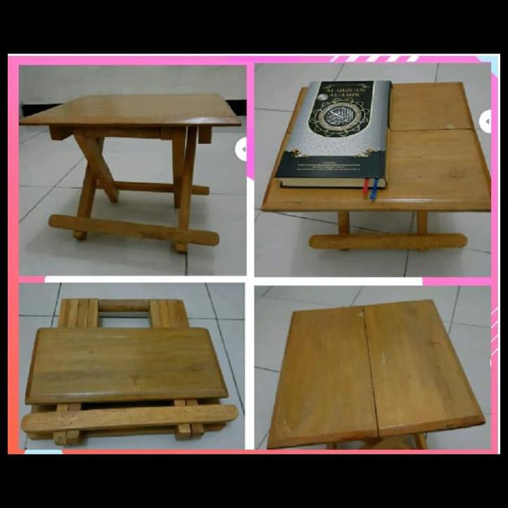 MEJA LIPAT KAYU LEKAR