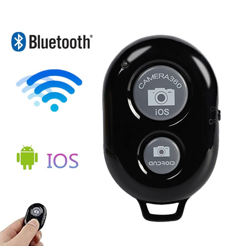 Remote Bluetooth Shutter Kamera Android IOS 1008 / Remote Tomsis Tripod