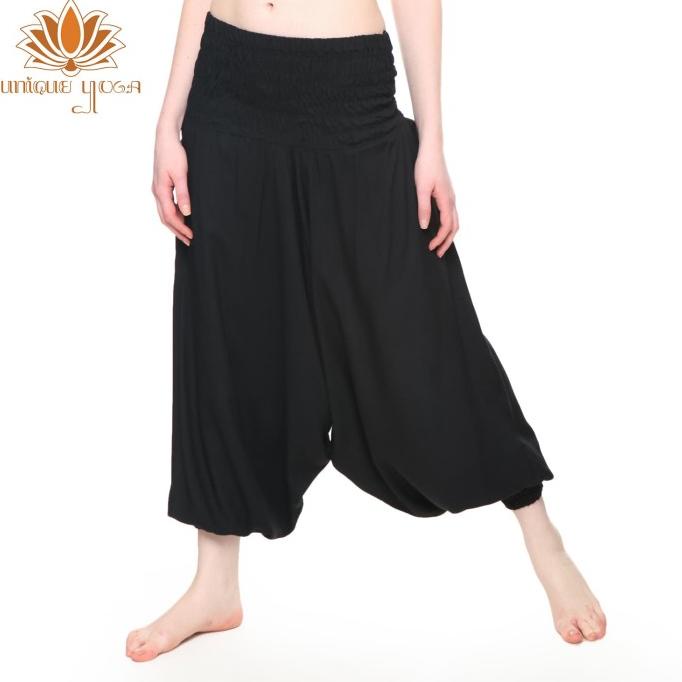 Pakaian Olahraga Wanita Celana Yoga / Celana Harem / Union Pant Hitam