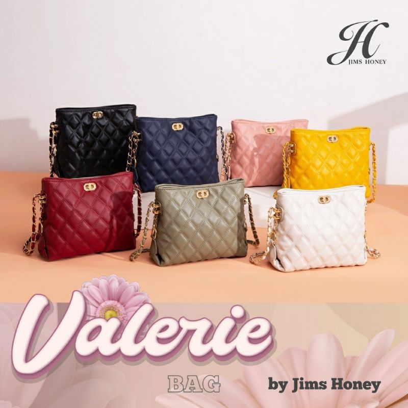 VALERIE BAG JIMSHONEY - Tas Selempang Kecil Mewah, Tas Pesta Murah, Sling Bag Import Elegan