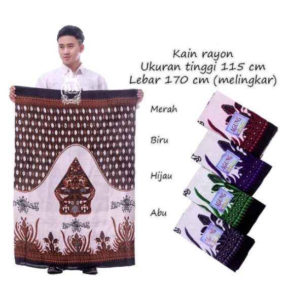 SARUNG GOYOR BATIK NU / SARUNG SANTRI / SARUNG NU / SARUNG ANAK NU