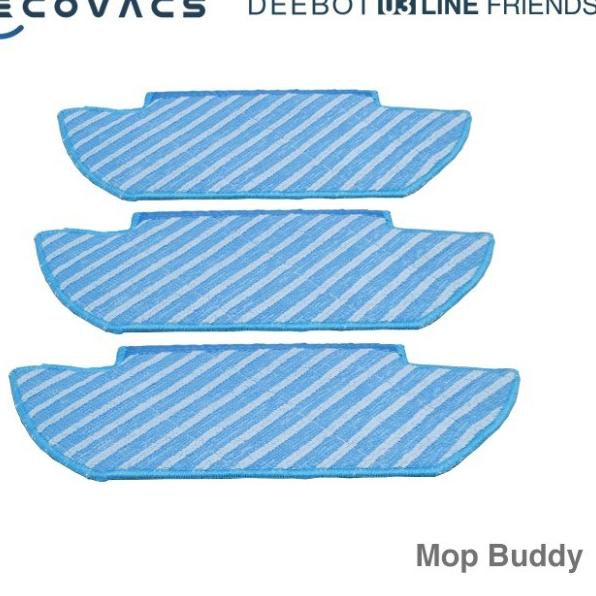 Ecovacs Aksesoris DEEBOT Buddy OZMO U3 Line Friends Mopping Cloth 3 pcs ..