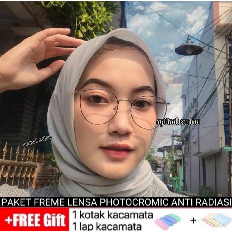 Kacamata Photocromic Antiradiasi Blueray ( kacamata 6073 )