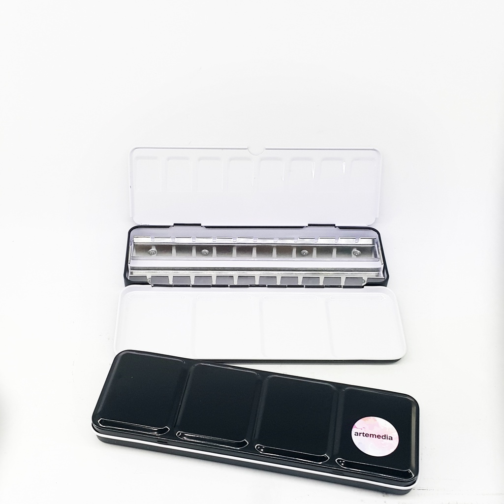 

Artmedia Metal Water Colour Palette Pan 24