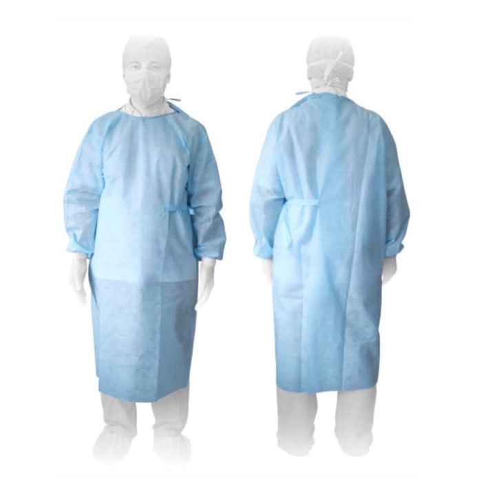 Baju Operasi Surgical Gown Non Woven Reinforce OneMedOJ2